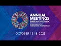 Coming Soon: 2025 IMF-World Bank Annual Meetings
