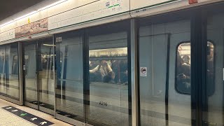 「聖誕特別版」港鐵觀塘綫M-train (A171/A216) 彩虹中央3號月台起載至何文田行車片段(何文田特車)—採用4K 60 fps 畫質拍攝