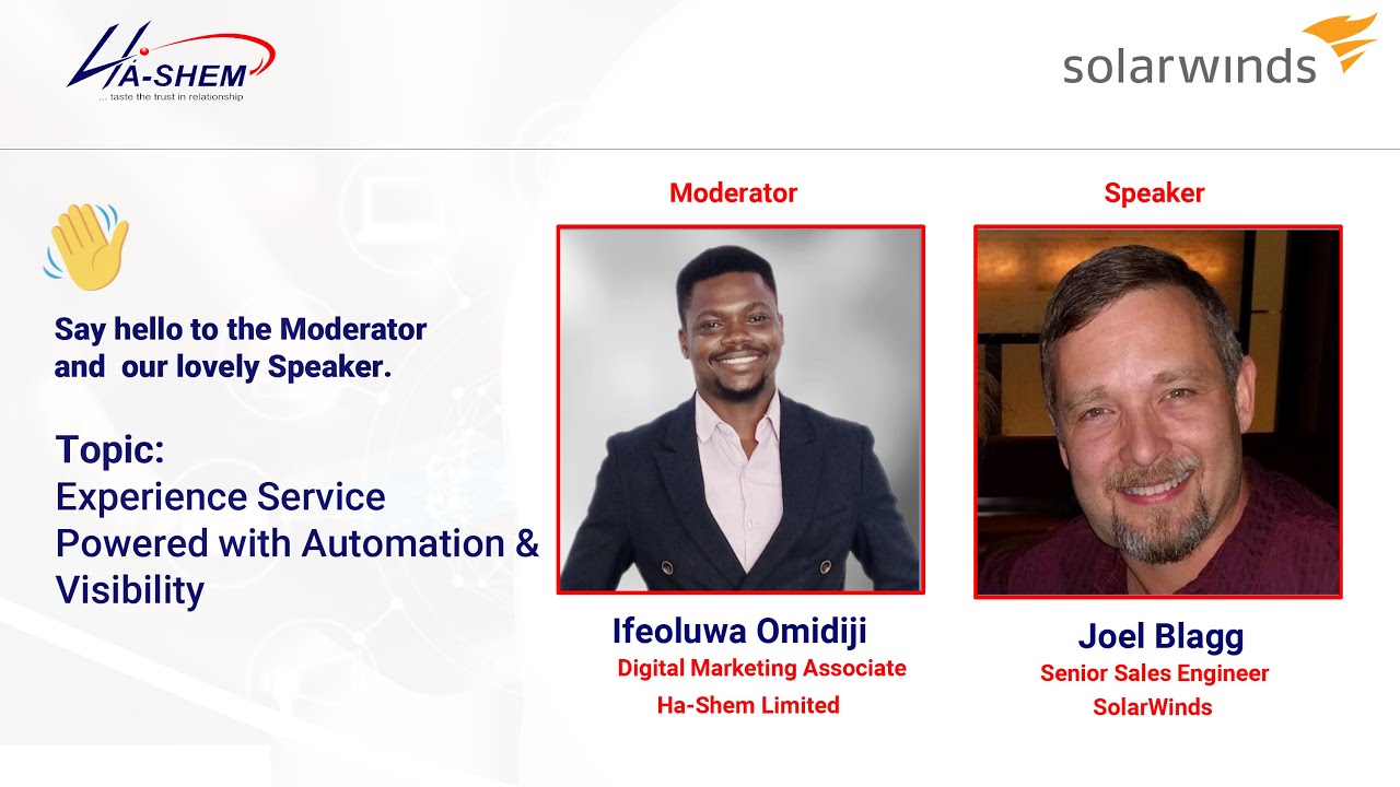 Experience Service Powered With Automation & Visibility | SolarWinds ...