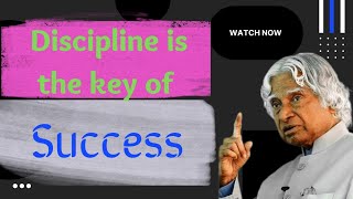 Discipline is the key of success | Apj Abdul Kalam quotes | Most beautiful quotes