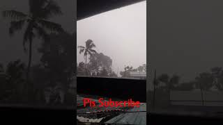 ⛈️#നല്ല മഴയും കാറ്റും 🔥കുറവുണ്ടോ സമാധാനമായി അല്ലെ 😇