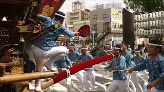 大阪府堺市『深井地区だんじり試験曳き』深井畑山町（２０１９年９月２２日）