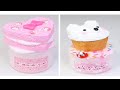 Satisfying (MomoSlimes_) Clay Slime Mixing, (Part 2) - (ASMR Compilation!❤️) #24 ||Lourraine Slime||