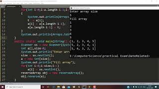 Reverse an Integer Array(Recursion)