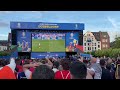 Düsseldorf Fan Zone England VS Switzerland penalty shootout Trent Alexander Arnold EURO24 Germany