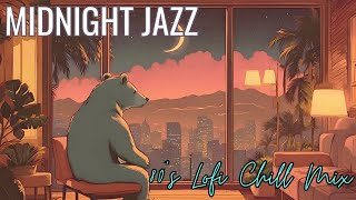 Midnight Jazz 🌙 80's Jazz Lofi Hip Hop Mix #hiphopjazz #classicjazz