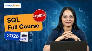 SQL Full Course 2026 [FREE] | SQL Tutorial For Beginners 2026 | Advanced SQL Course | Simplilearn