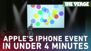 Apple's new iPhone event in under 4 minutes