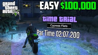 GTA V 'Cypress Flats' Time Trial Guide - (Easy $100,000)