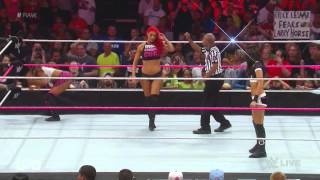 Raw 9/29/14 | Brie Bella vs. Cameron \u0026 Eva Marie