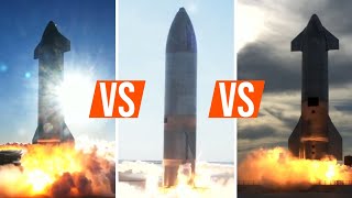SpaceX Starship High Altitude Test Flights: SN10 vs SN9 vs SN8