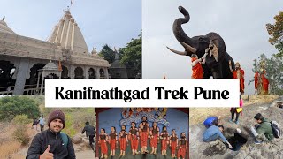 Trekking at Kanifnathgad temple on hill | Mountain Adventure | Top trekking places in pune#vlogs