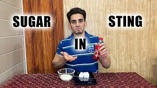 How Much Sugar in a Bottle of STING ? | Energy Drink or Sugar Drink | Adnan Ahmed Fitness