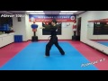 taekwondo poomsae 7 chil jang slow motion u0026 mirror