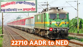 ||(22709/22710) Amb Andaura To Hazur Sahib Nanded|| S/F express|  With GMO WAG9HC||