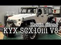 KYX SCX10iii V8, apa jadinya kalau KYX V8 dikawin silang dengan part SCX10iii??