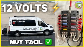 🚐⚡️12V Sistema Eléctrico - #CamperVan SUPER FÁCIL ✅ @micantoNvan