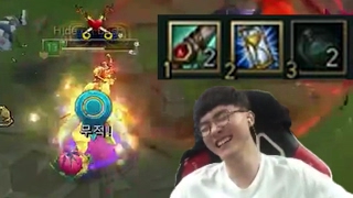 FAKER AS LEE TROLLING WITH ZHONYA'S ! HIGHLIGHTS