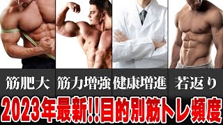 【筋トレ科学】筋力トレーニングの頻度は週に何回がBESTなの？　~2023年最新科学で導かれる6つのパターン~