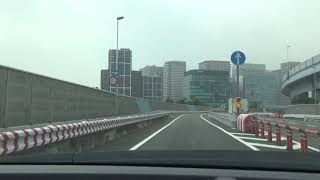 高速道路走行動画　大井JCT　湾岸線→1号羽田線