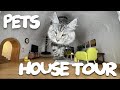 Pets Mini House Tour - Into the Mouse Hole - 2-year DIY Mini Home for Pets