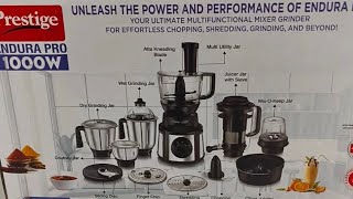 Prestige Endura 1000W Mixer Grinder, 6 Jars @Prestige  #prestige #viral #viralvideo #youtube #shorts