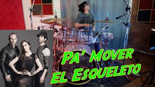 Sasha, Benny y Erik - Pa' Mover el Esqueleto Jay de la Cueva| Drum Cover | Hugo Zerecero