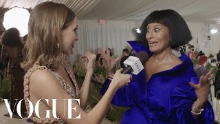 Tracee Ellis Ross Gives Met Gala Advice | Met Gala 2021 With Emma Chamberlain | Vogue