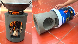 You Can't Believe How Easy It Is To Make A Wood Stove - Cast A Stove From A Paint Bucket
