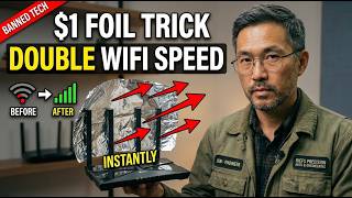 Use This $1 Foil Trick to DOUBLE Your WiFi Speed Instantly. Telecoms Are Panicking