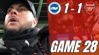 Brighton 1 vs 1 Arsenal - What A SH*T Performance! - Matchday Vlog