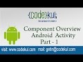 Android Tutorial 2019 - Component Overview Android Activity Part - 1