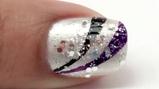 เพ้นท์เล็บง่ายๆด้วยตัวเอง เพ้นเล็บลายเส้น // super easy nail art design for beginners