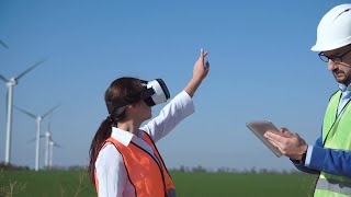 Engineers Using Virtual Reality Stock Video