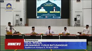 Halal Bi Halal Idul Fitri 1445 H/2024 M UIN Mahmud Yunus Batusangkar