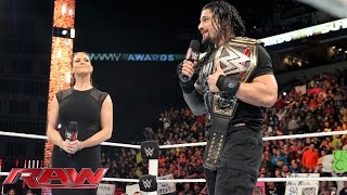 Stephanie McMahon wipes the smile off Roman Reigns' face: Raw, December 21, 2015