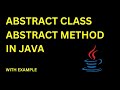 Java Abstract Class and Abstract Method  || Abstract Class || Abstract Method || Java tutorial