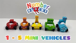 Numberblocks 1 - -5 mini vehicles 🚗🛻