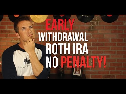 Early withdrawals from your Roth IRA with no penalty Early withdrawals from your Roth IRA with no penalty