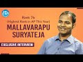 Civils Topper (76th Rank) Mallavarapu Suryateja Exclusive Interview | Dil Se With Anjali #227