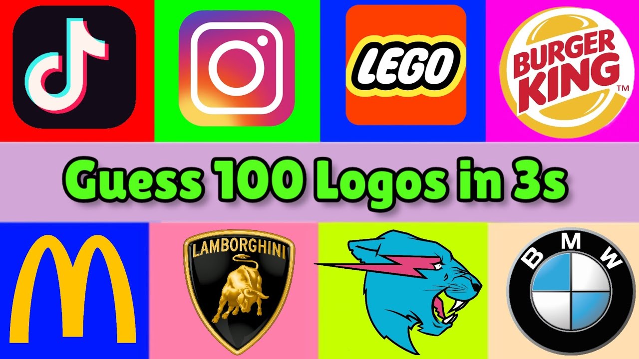 Guess The Logo In 3 Seconds 100 Famous Logos Logo Quiz Part 3