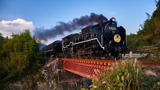 【4K CinemaDNG SIGMA fp】山口線に汽車帰る JNR class D51 returns to Yamaguchi Line