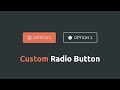 Amazing Custom Radio Button | HTML & CSS