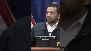 FBI's Patel announces major arrests in NBA illegal sports betting scheme, rigged poker games