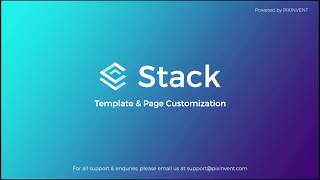 Stack Admin - Template & Page Customization