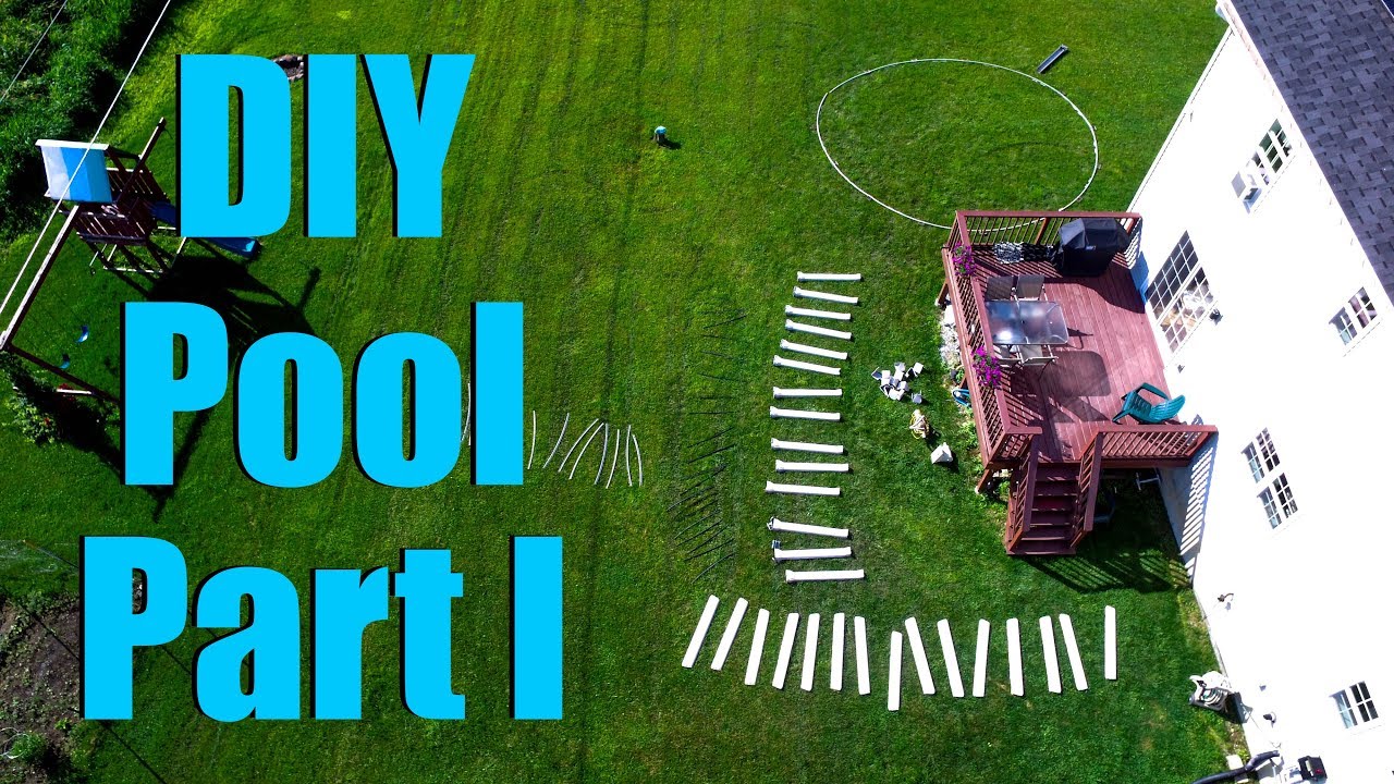 Diy Swimming Pool Part 1 Youtube
