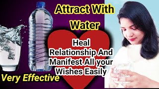 ✅A Glass of Water Helps In Healing Relationship and Manifesting All Wishes Easily. Bless yourself❤❤❤