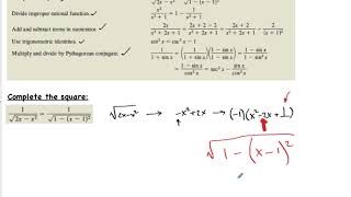 Section(8-1) Notes - Basic Integration Rules