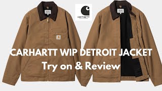 Carhartt WIP Detroit Jacket (Summer) - Hamilton Brown/Tobacco | Try On \u0026 Review