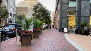 [4K] Evening Stroll in Reston Town Center Virginia